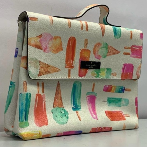 Kate Spade Ice Cream Travel Cosmetic Toiletry Case - Picture 2 of 9